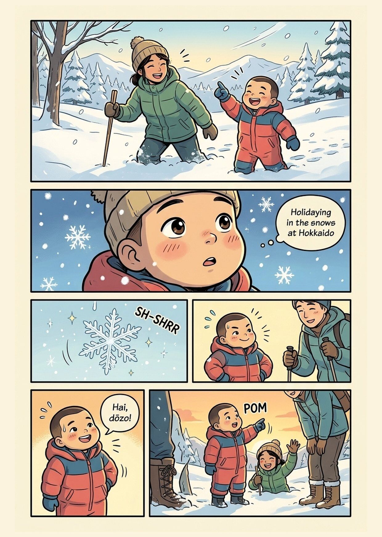 Sample comic page 3 — — page 3 — chapter two —