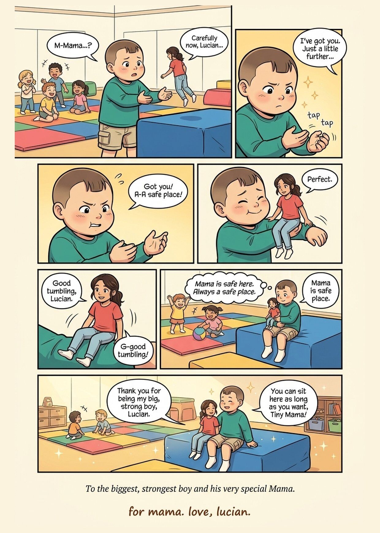 Sample comic page 6 — — page 6 — credits —